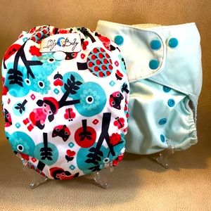 *Discontinued Print/Color* Lalabye Baby All in one Cloth Diaper (All Ages) USED